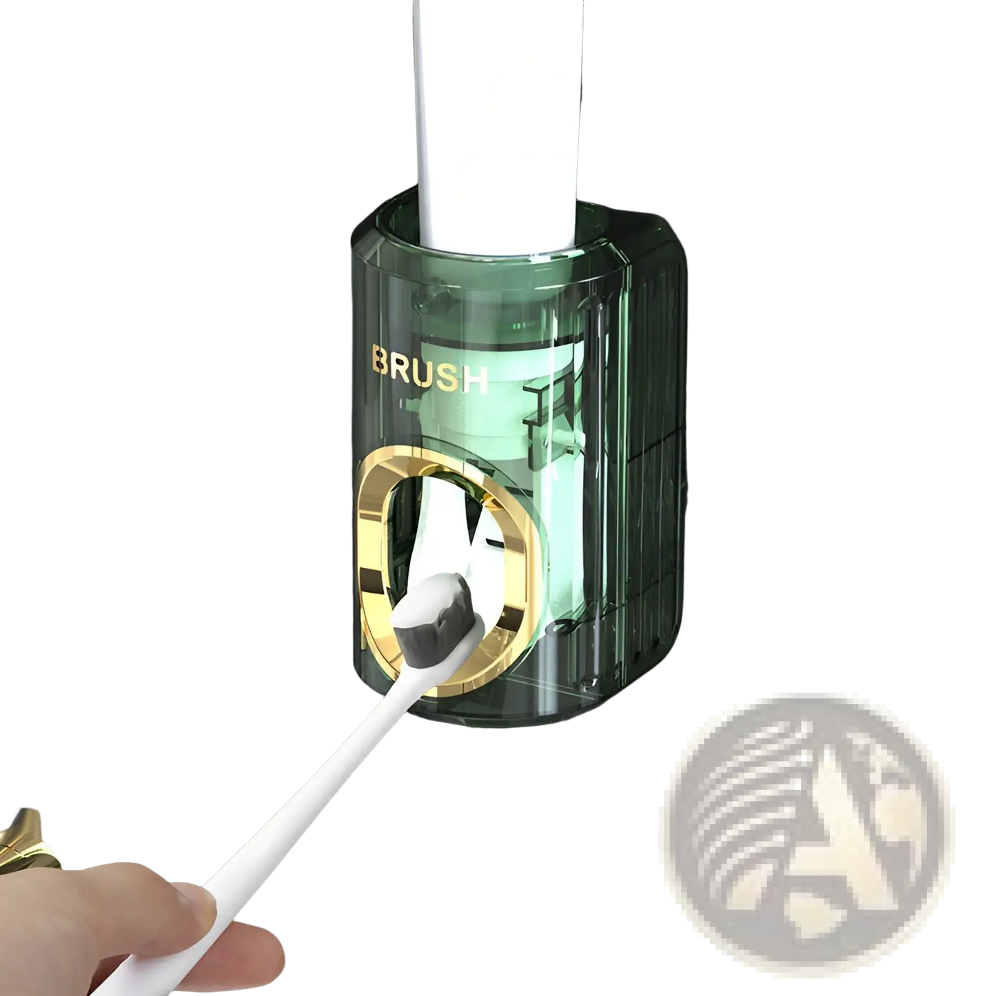 Automatic Toothpaste Dispenser and Toothbrush Holder