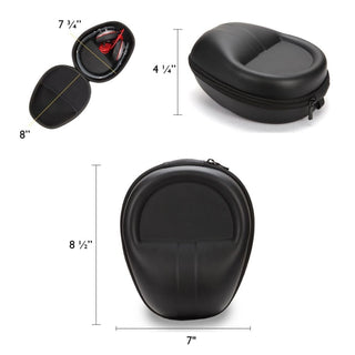 Capa rígida para fones de ouvido over-the-ear com proteção total, compatível com Anker, Wyze, Beats, Sony, Bose QC, JBL, Sennheiser, Skullcandy, mPow, Audio Technica, Cowin, JVC, Panasonic