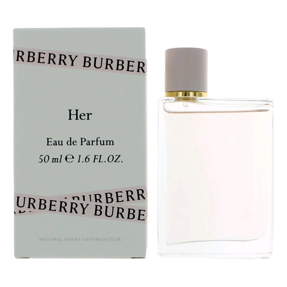 Burberry Her Eau De Parfum Spray for Women 1.6 Oz