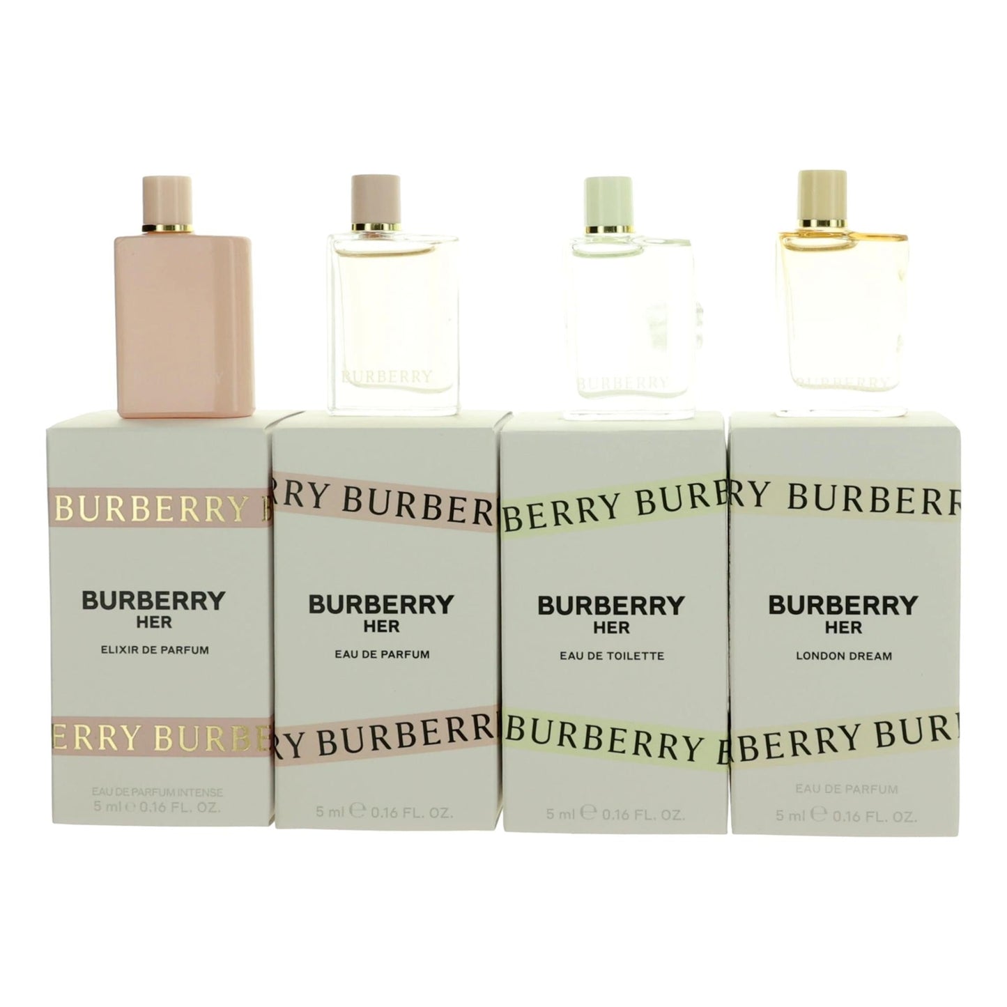 Burberry Her 4 Piece Mini Variety Gift Set for Women