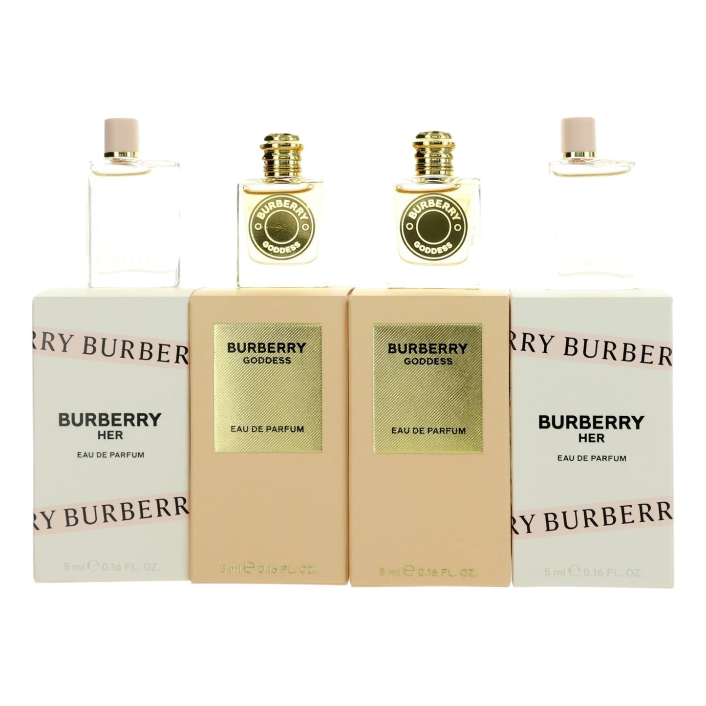 Burberry 4 Piece Mini Variety Gift Set for Women