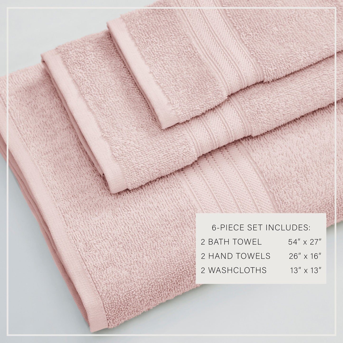 Cotton Terry Bath Towel Set - Cooper Collection