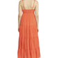 Entro - Smocked Tiered Midi Dress