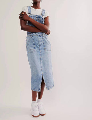Free People - Saia jeans Bardot alta, nós, os livres