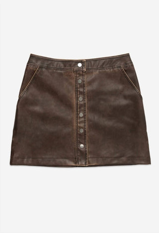 Deluc - Thomas Leather Mini Skirt