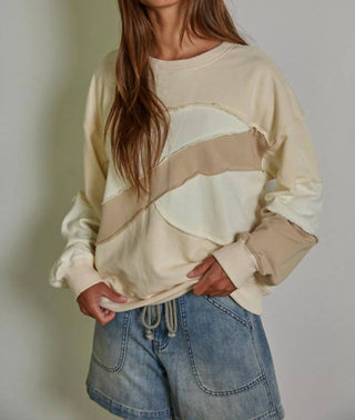 Por Together - Moletom Avenel Pullover com gola redonda