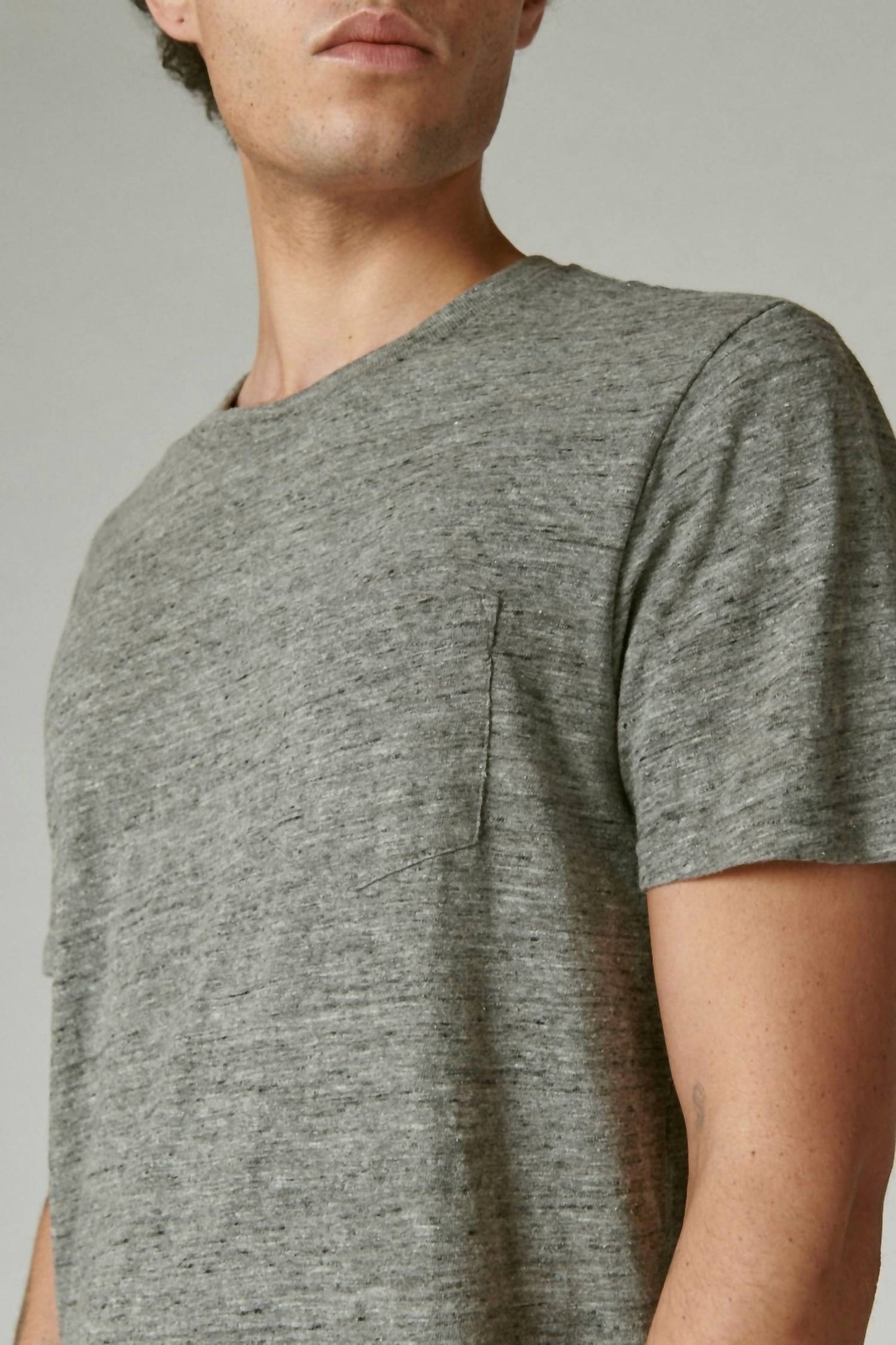Lucky Brand - Linen Pocket Crew
