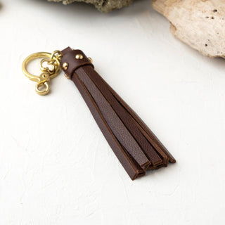 Bijourocks - Chaveiro com borla de latão natural