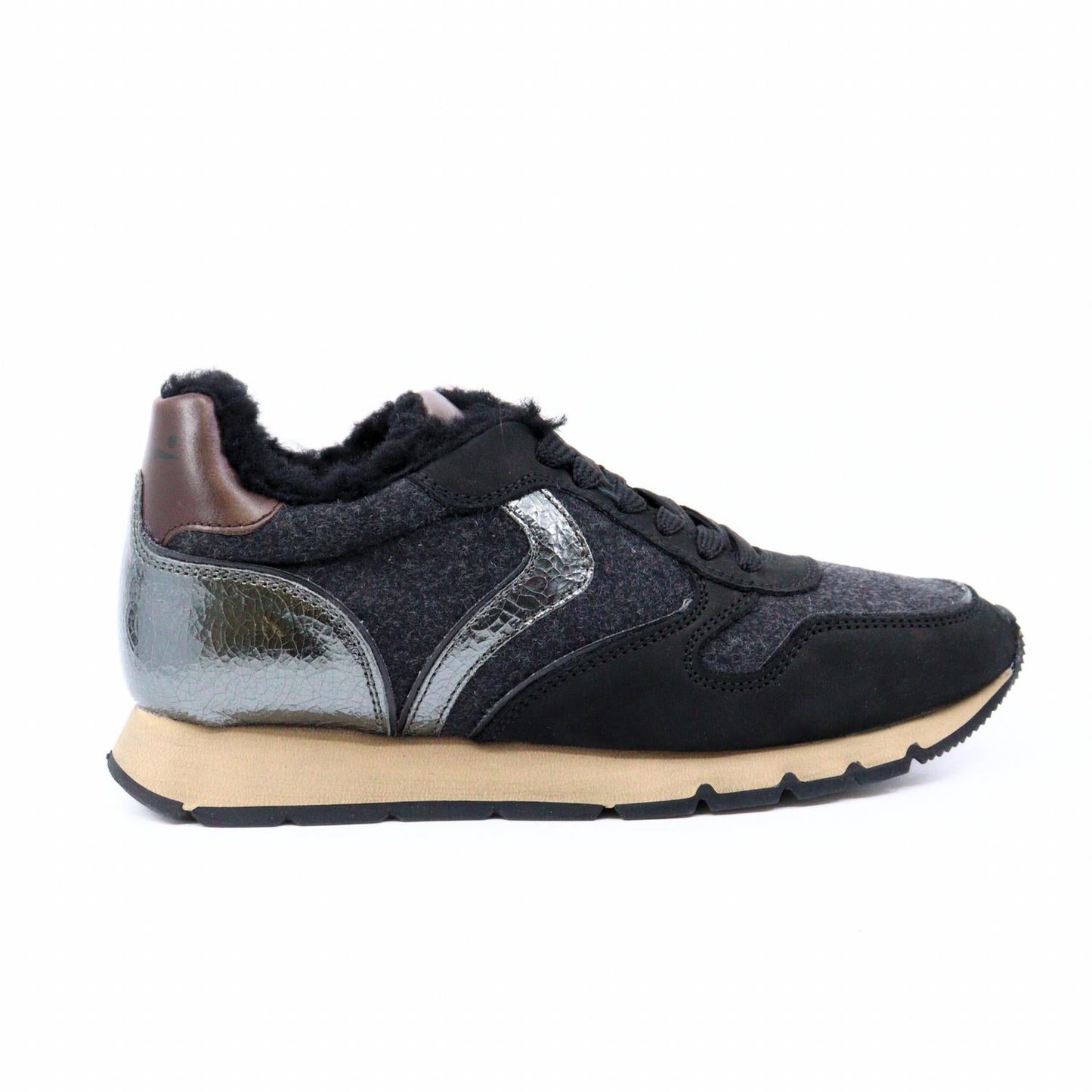 Voile Blanche - Julia Fur Sneakers