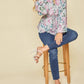 Andree By Unit - Floral V-neck Blouse