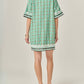 English Factory - Bonnie Bouncle Mini Shirt Dress