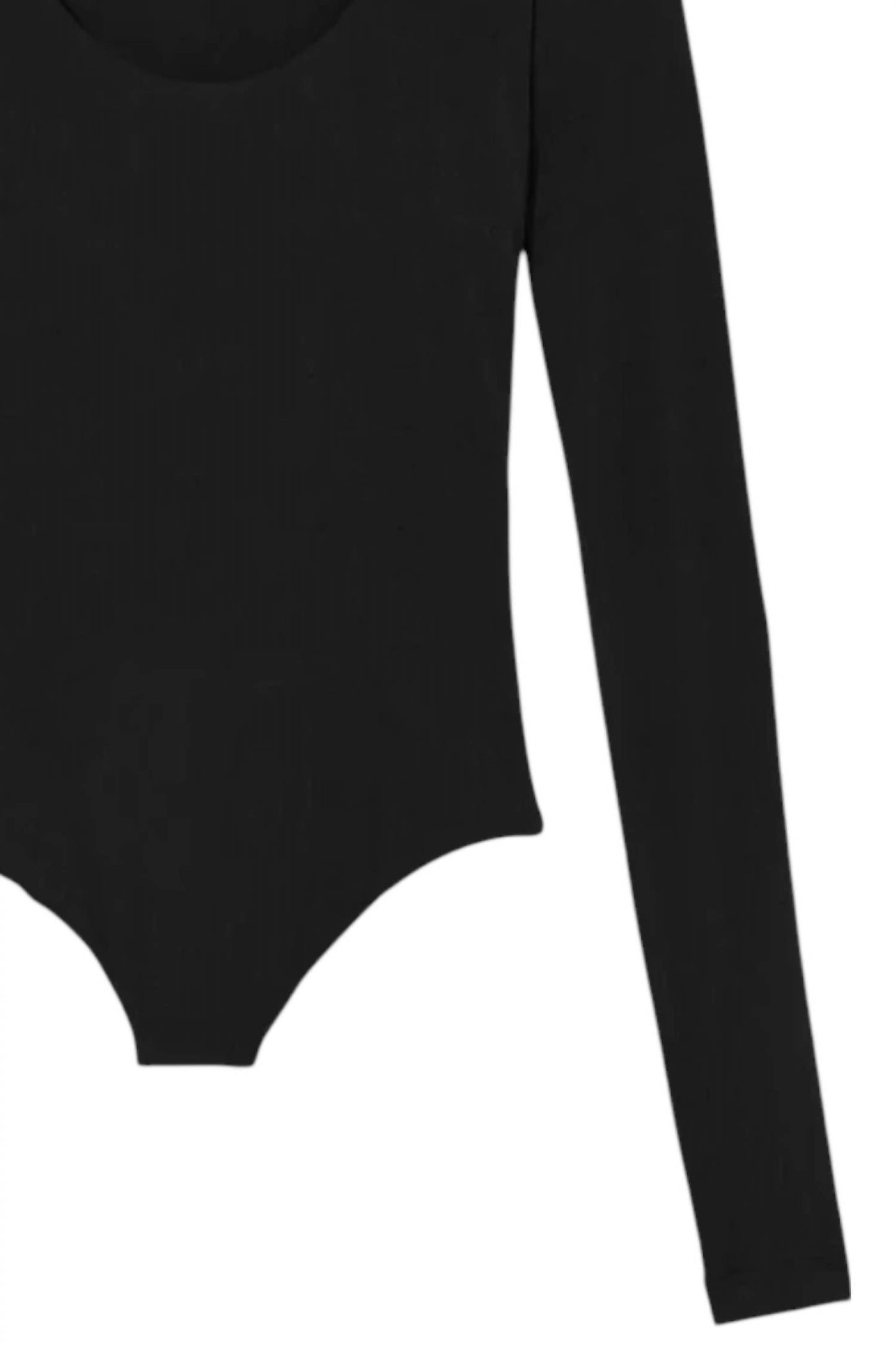 Michael Kors - Tissue Jersey U Bodysuit Black