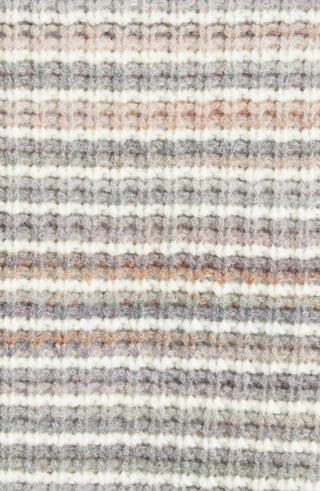 Nordstrom - Suéter listrado de gola redonda e lã mohair Signature