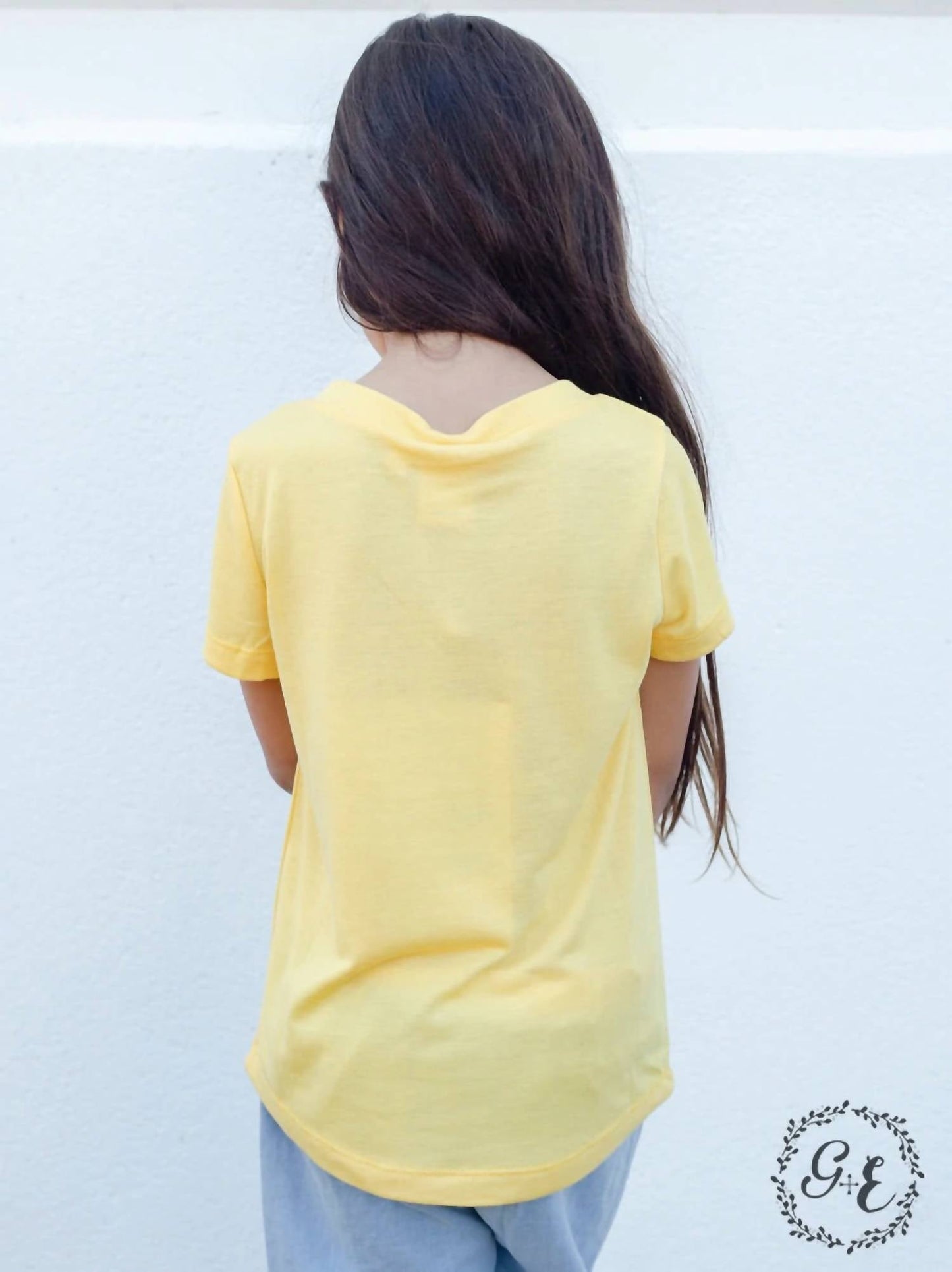 Southern Grace - Girl's Tangled V-Neck Basics Shirt