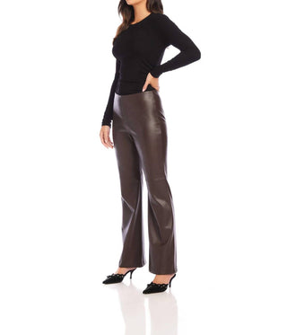 Fifteen Twenty - Calças largas de couro sintético Finley