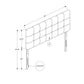 Full Size Upholstered Bed Headboard - Brown