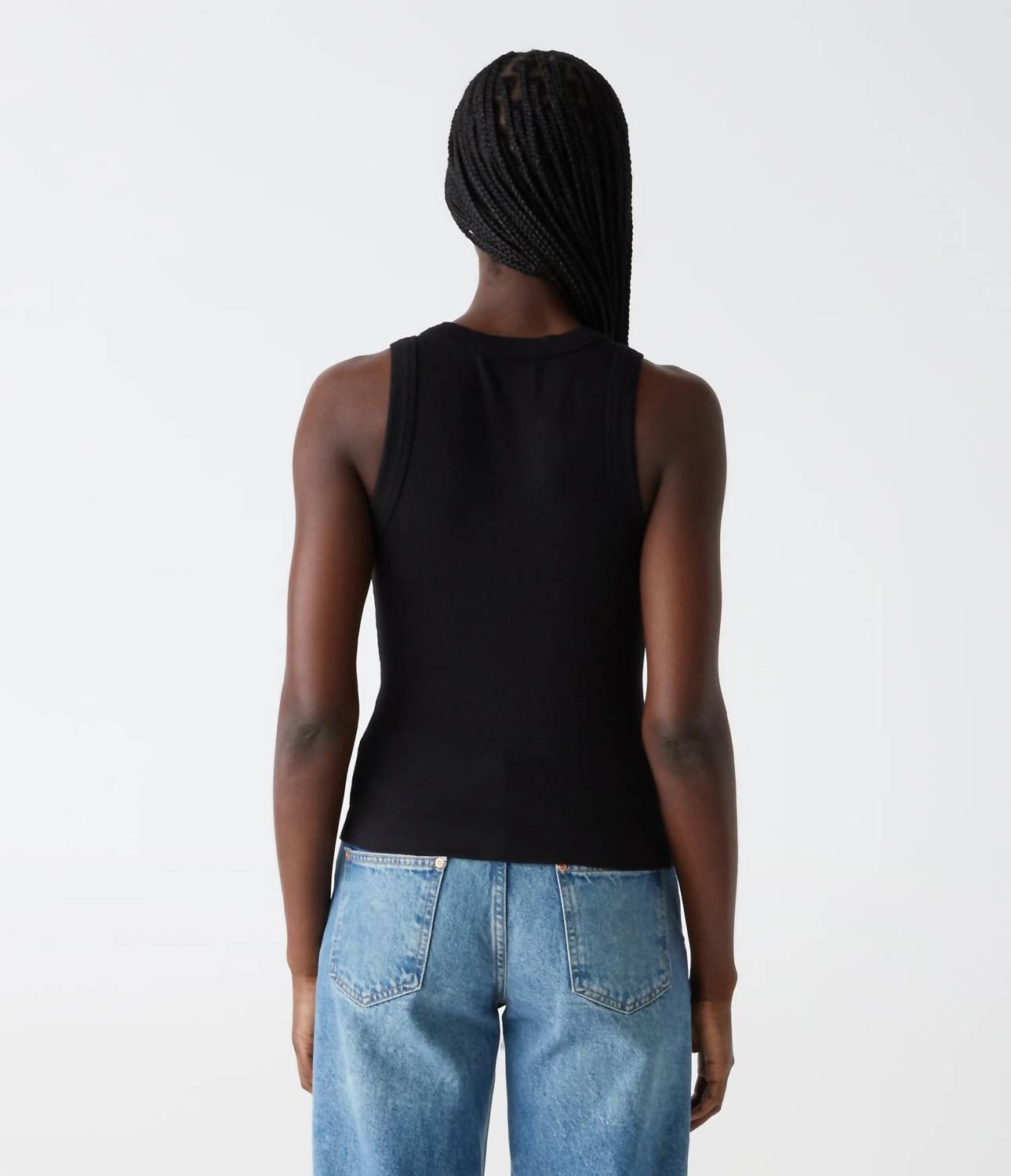 Michael Stars - Gina Ribbed Crop Tank Top
