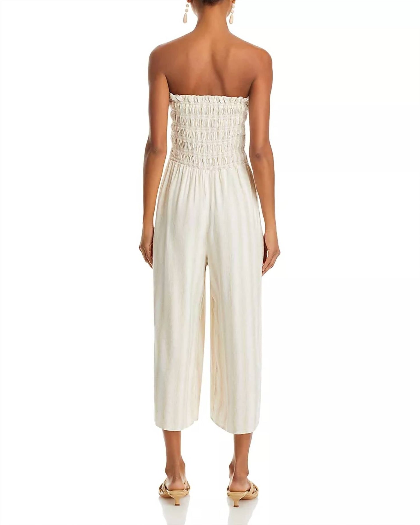 Bella Dahl - Smocked Strapless Jumpsuit