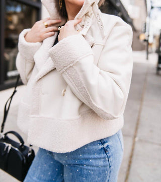 Steve Madden - JAQUETA DE COURO FALSO