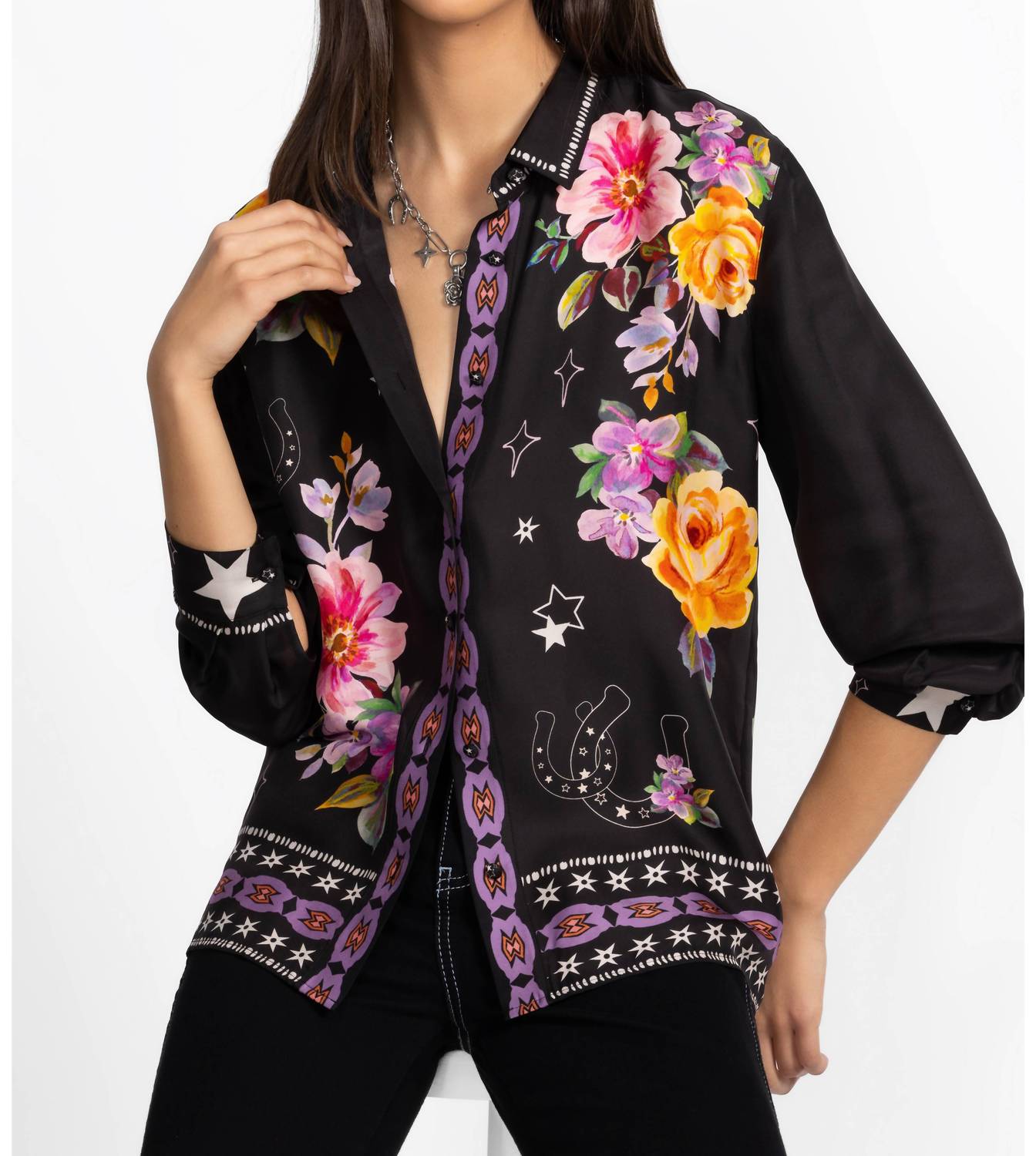 Johnny Was - Rosalynda Button Down Shirt