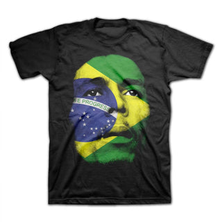 Bob Marley - Men's World Cup Brazil Face T-shirt