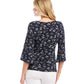Karen Kane - Flare Sleeve Pick-up Top