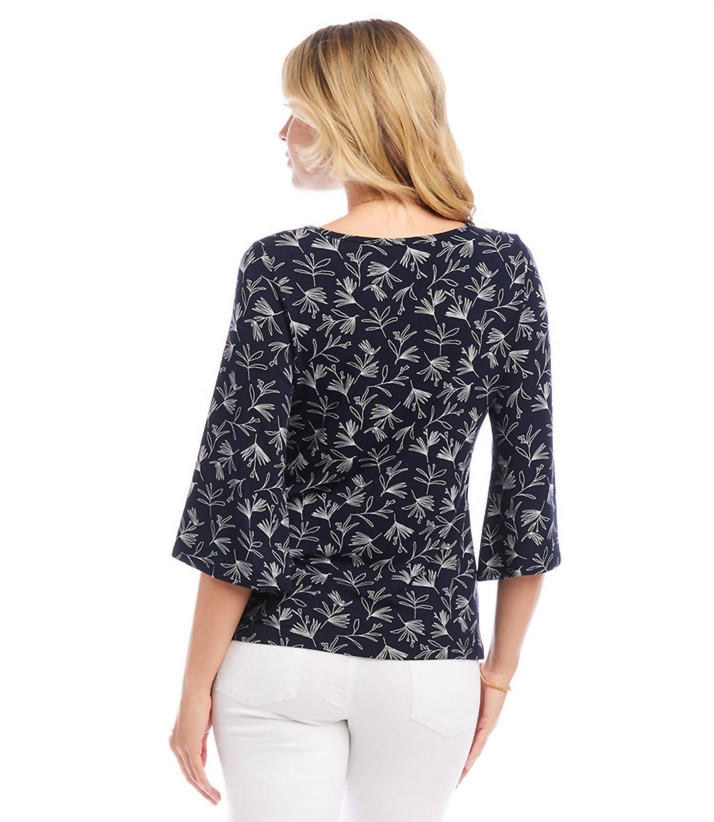 Karen Kane - Flare Sleeve Pick-up Top