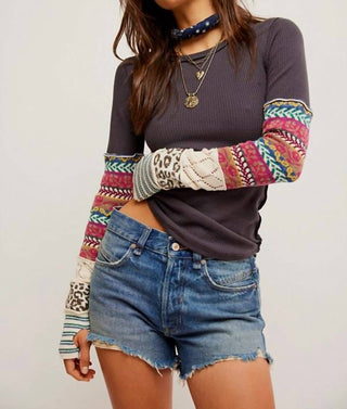 Free People - Long Sleeve All In Cuff Top