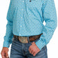 Cinch - Men's Geometric Long Sleeve Shirt