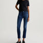 Ag Jeans - Mari Ag-ed™ Mid-rise Slim Straight Leg Denim