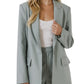 2.7 August Apparel - Mint For You Blazer