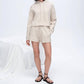 Atm - Women's Slub Jersey Waffle Boxy Hoodie