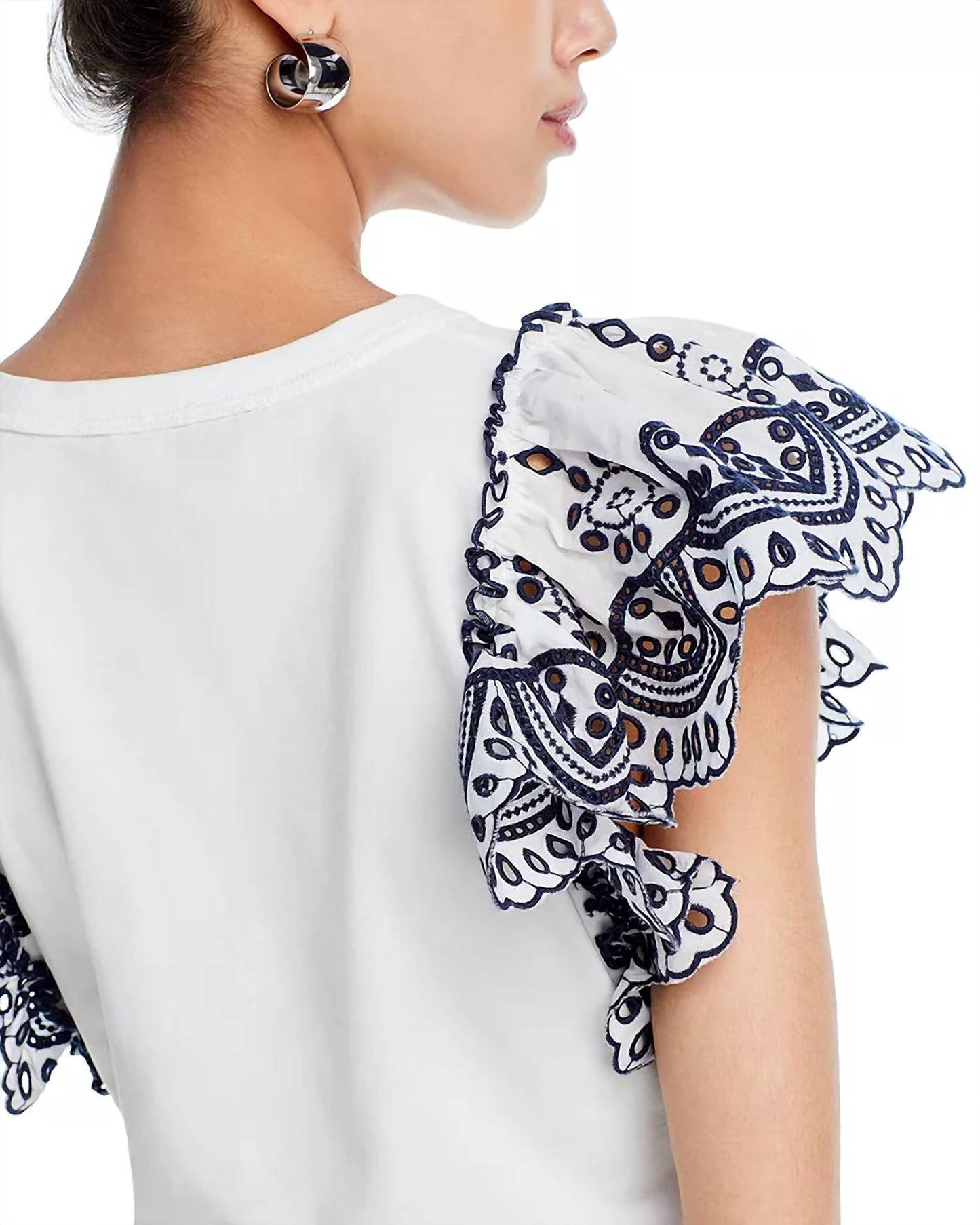 Veronica Beard - Julianka Flutter Sleeve Top