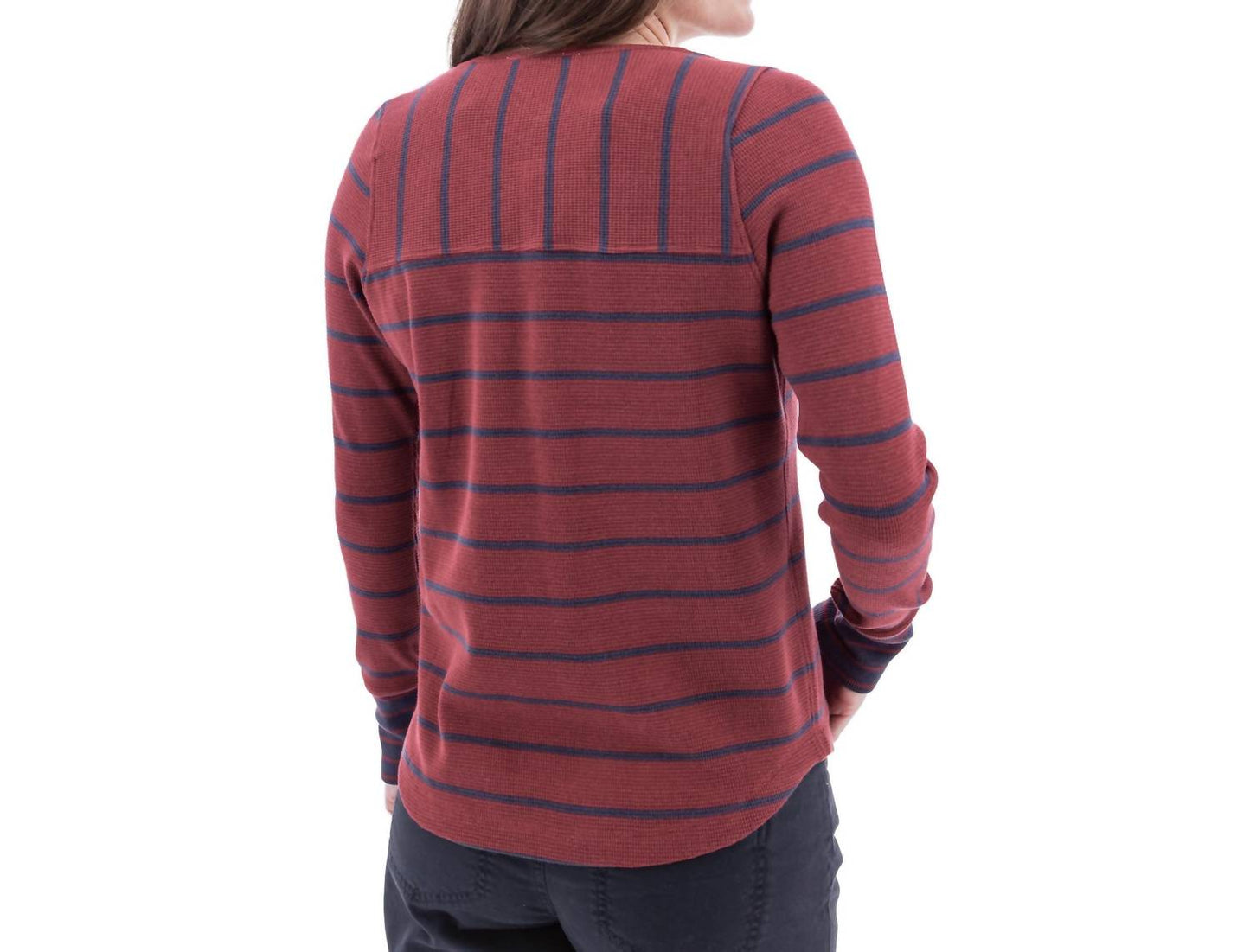 Aventura - Nicole Striped Henley Shirt