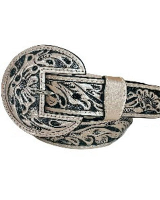 Cowgirl Vogue - Women's Beverly Tooled Leather Belt