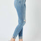 Judy Blue - Mid Rise Destroy & Cuff Skinny Jean