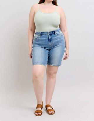 Judy Blue - Bermuda Jeans Cintura Alta