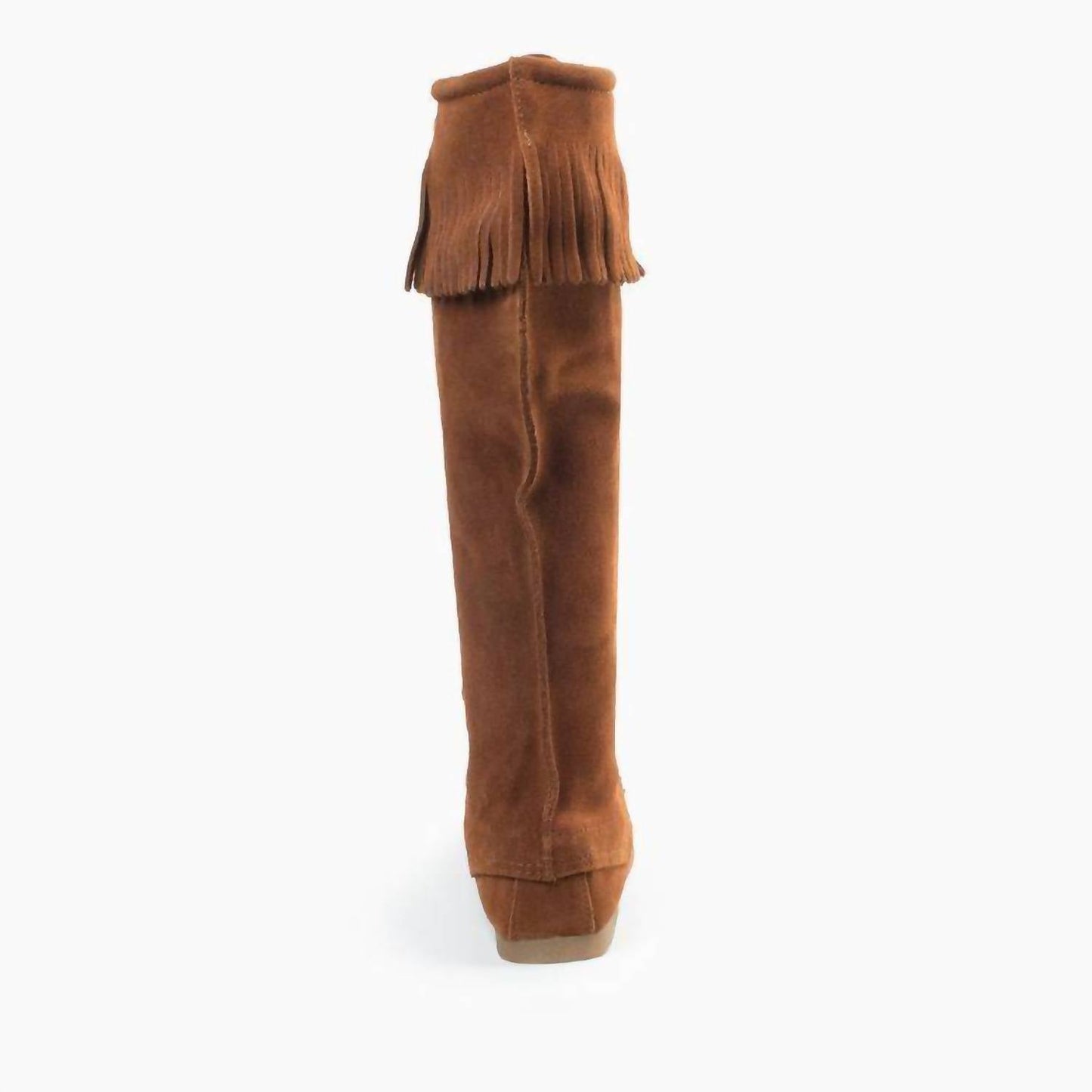 Minnetonka - Women's Front Laced Knee High Fringe Moccasin Boot