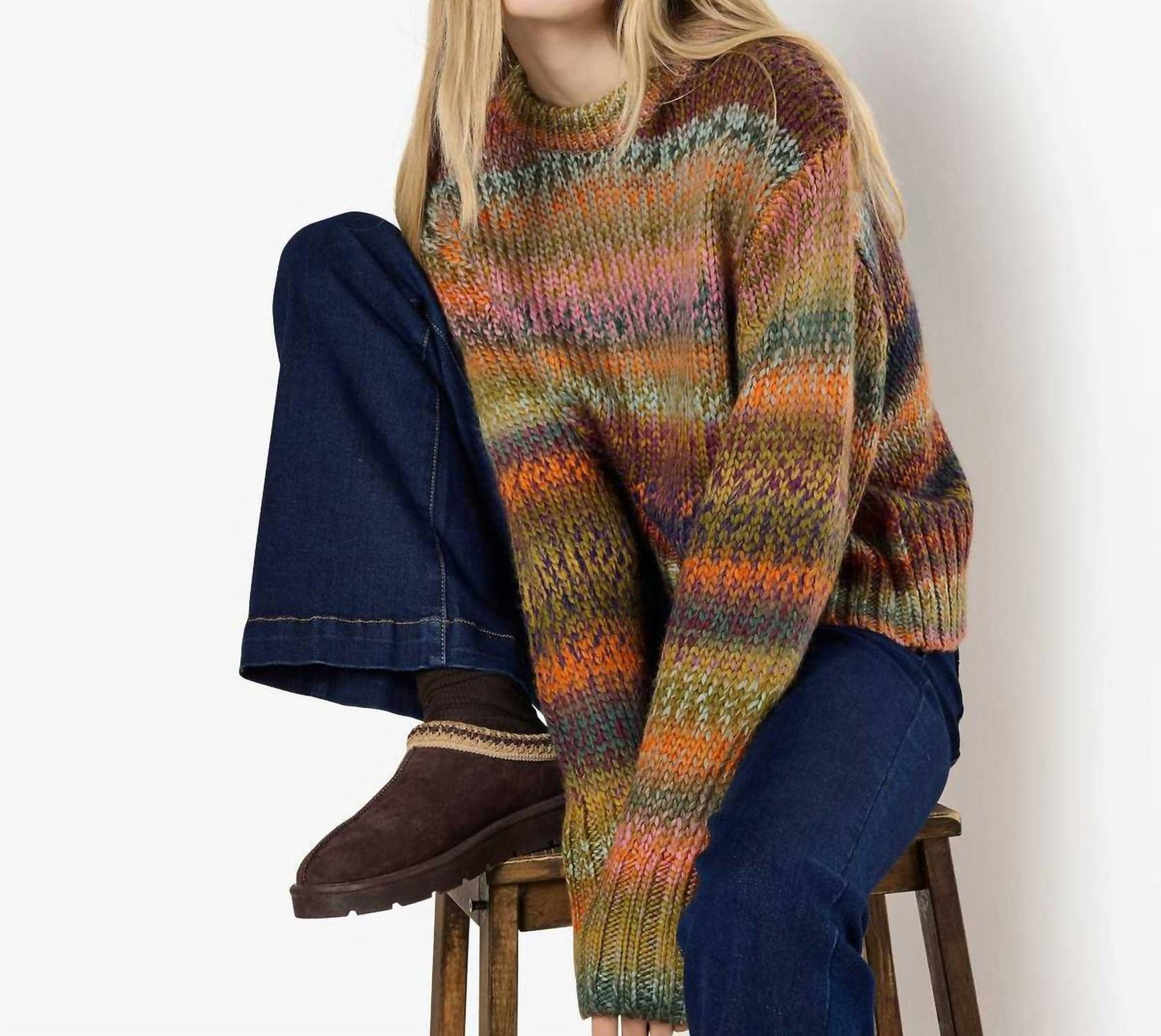 Apricot - Chunky Knit Jumper