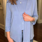 Multiples - Cornflower Open Front Cardigan