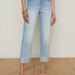 L'Agence - Maribel High Rise Straight Cuff Jeans