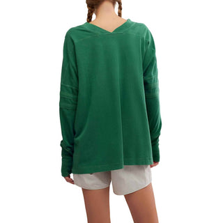 Free People - Blusa All Star Layer Manga Longa