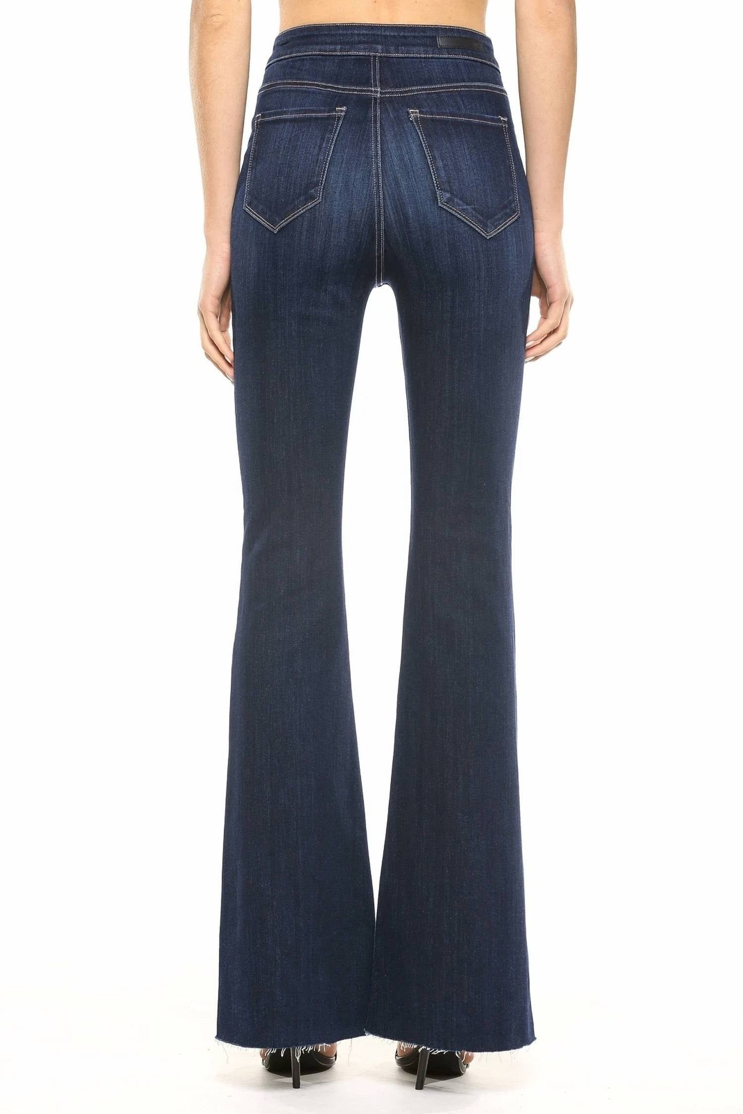 Cello - High Rise Dark Wash Super Flare