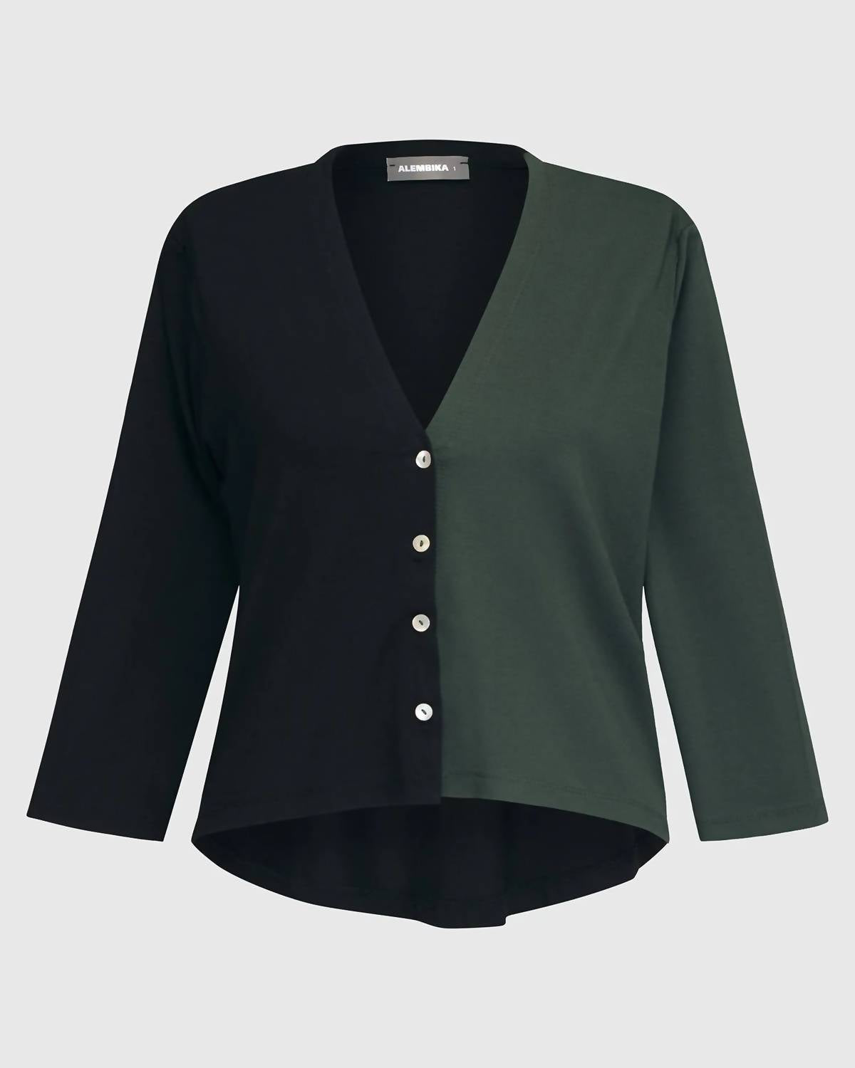 Alembika - Essential 2-tone Crop Cardigan