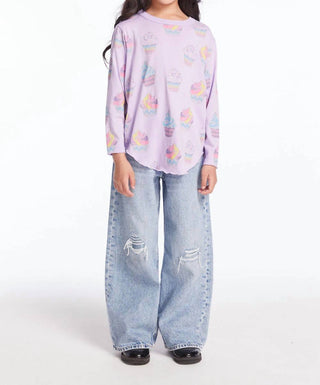 Chaser - Girl's Rainbow Cupcakes Top