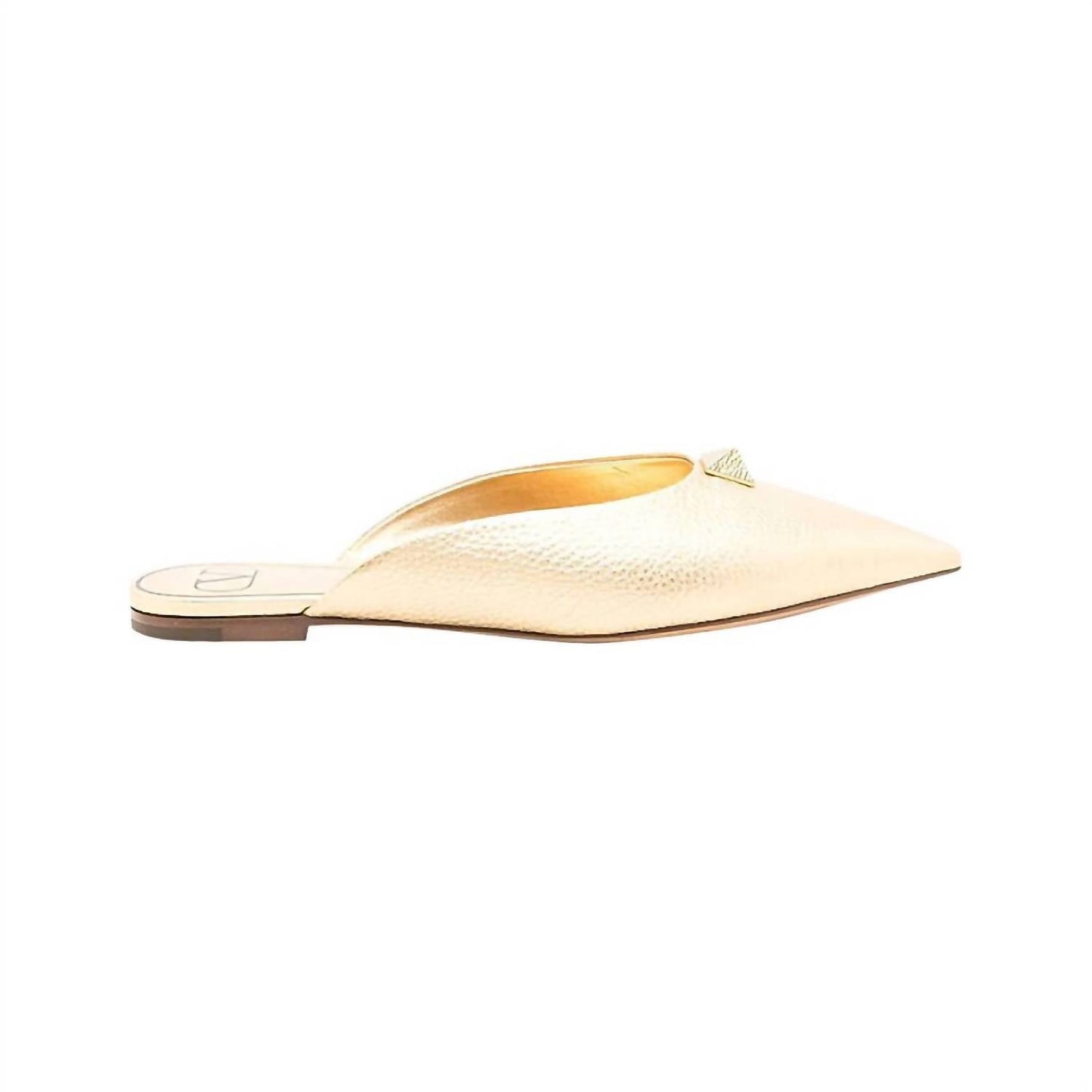 Valentino Garavani - Women's Roman Stud Metallic Mules
