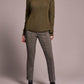 Tribal - Cable Knit Mock Neck Sweater