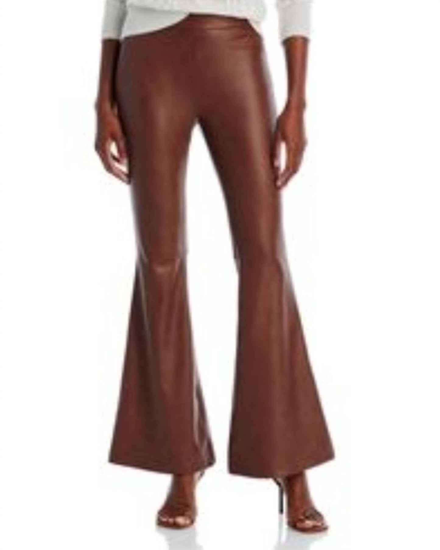 Bagatelle.City - Pork Chop Faux Leather Cropped Pants