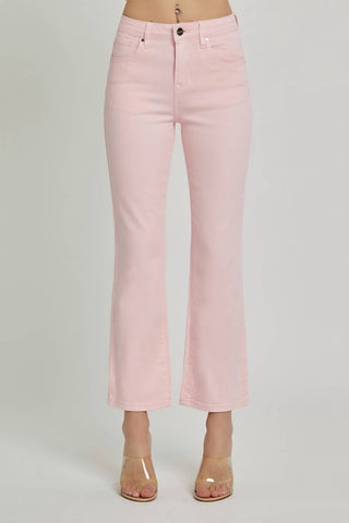 Risen - Calça Jeans Reta Cintura Média