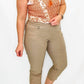 Slimsation By Multiples - 3-strap Hem Crop Pant
